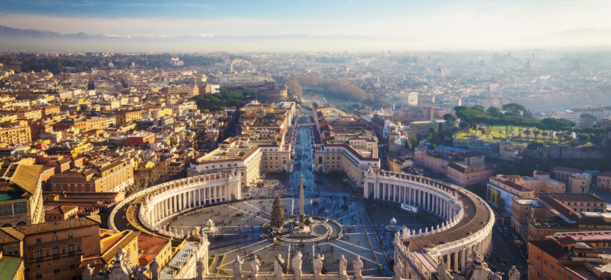 Panorameblick über Rom